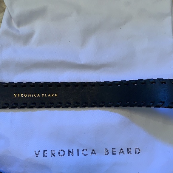 Veronica Beard Leather Leopard Belt with woven braid (small)Never worn. - Picture 6 of 6